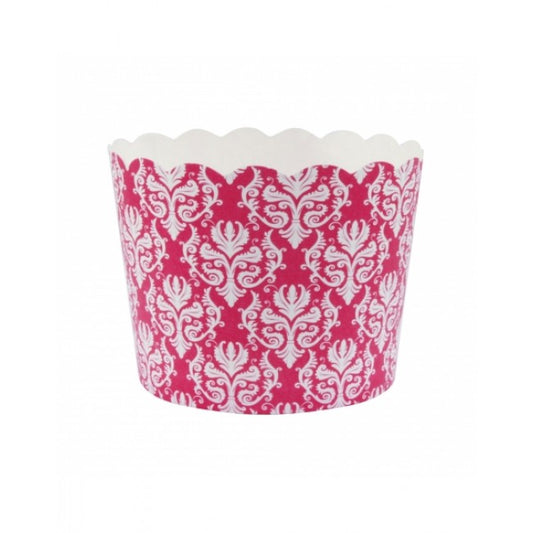 Dollyrockets Pink Damask Baking Cups - 25pk