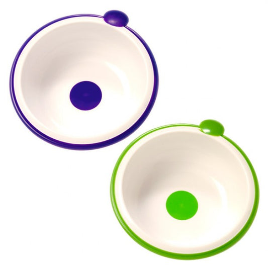 Dr Browns Purple Green Bowls - Pack of 2