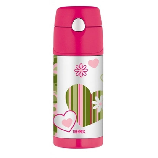 Thermos Funtainer 355ml Straw Drink Bottle - Camo Chick