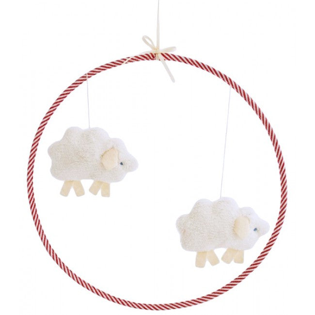 Alimrose Lamb Mobile in Red