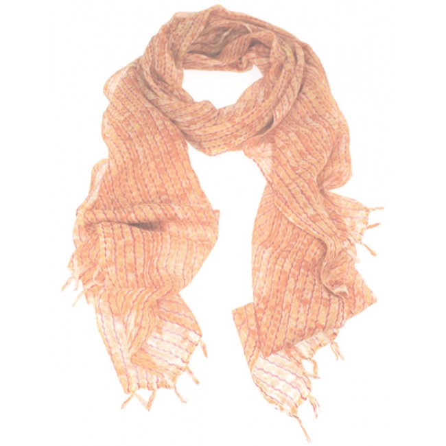 Dlux Sequins Women Wrap In Orange