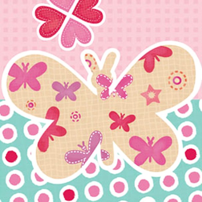 Little Chipipi Butterfly Eco Greeting Card