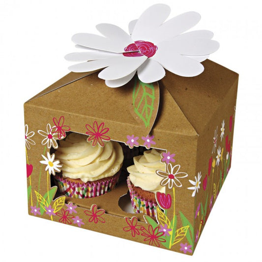 Meri Meri Little Garden Large Cupcake Box 3pk