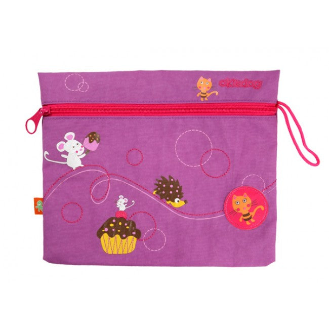 Okiedog Wundertute Accessories Bag Mouse - Purple