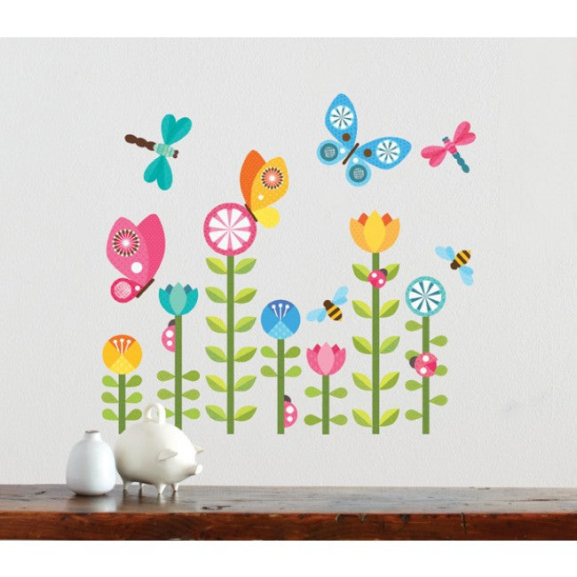 Petit Collage Butterflies Wall Decals