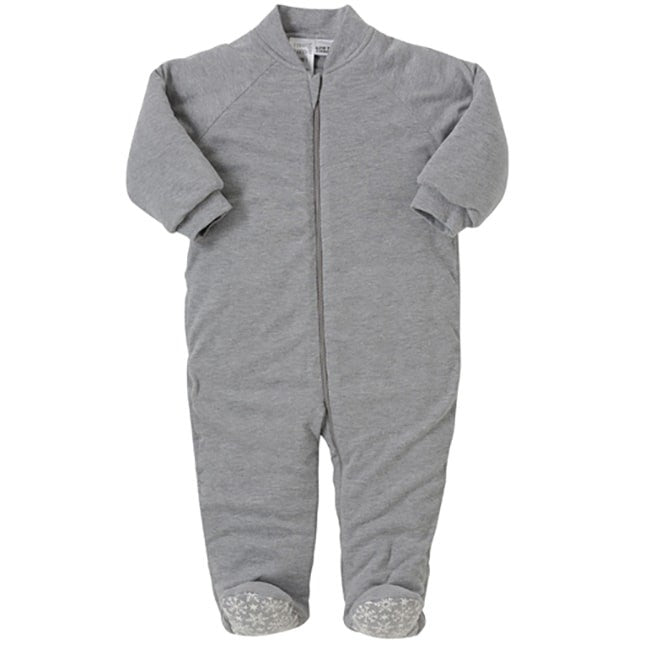 Snugtime Grey Marle Knit Padded Blanket Sleeper