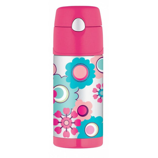 Thermos Funtainer 355ml Drink Bottle Flower