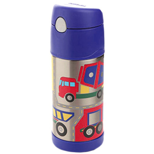Thermos Funtainer 355ml Drink Bottle - Construction Vehicles