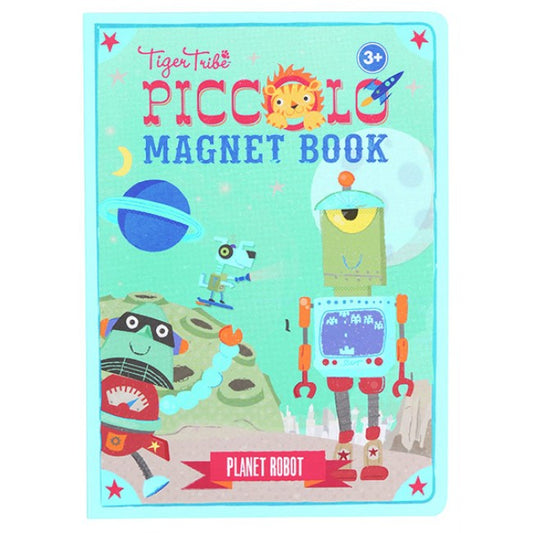 Tiger Tribe Piccolo Magnet Book - Planet Robot
