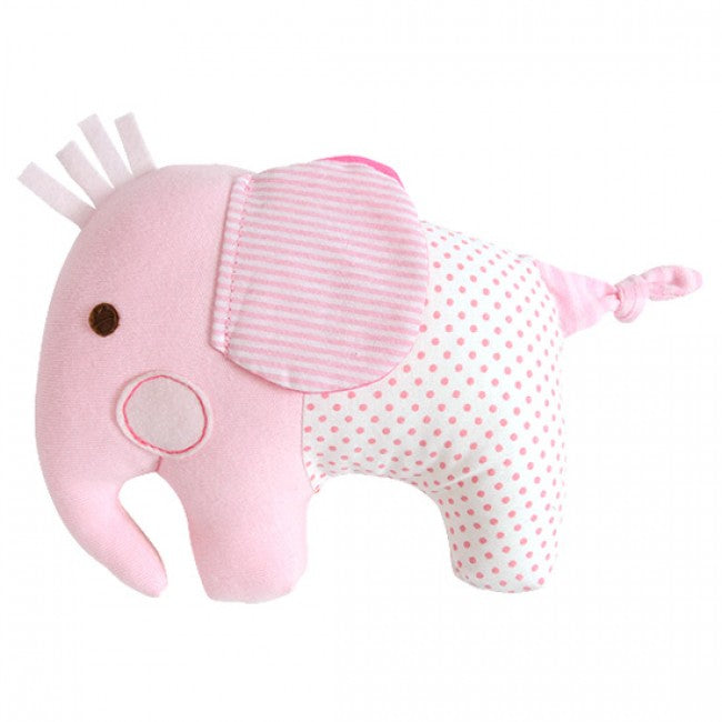 Tiger Tribe Softie Rattle - Pink Elephant